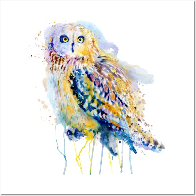 Short Eared Owl Wall Art by Marian Voicu